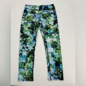 Athleta Hypersonic Sonar Capri Leggings Like New Caspian Blue Women’s Size XS